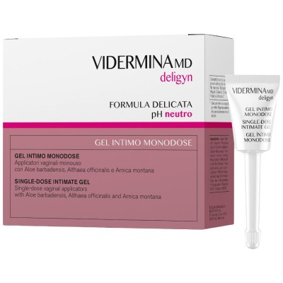 Vidermina Deligyn Gel Intimo Monodose pH Neutro 6 Applicatori Vaginali da 5ml