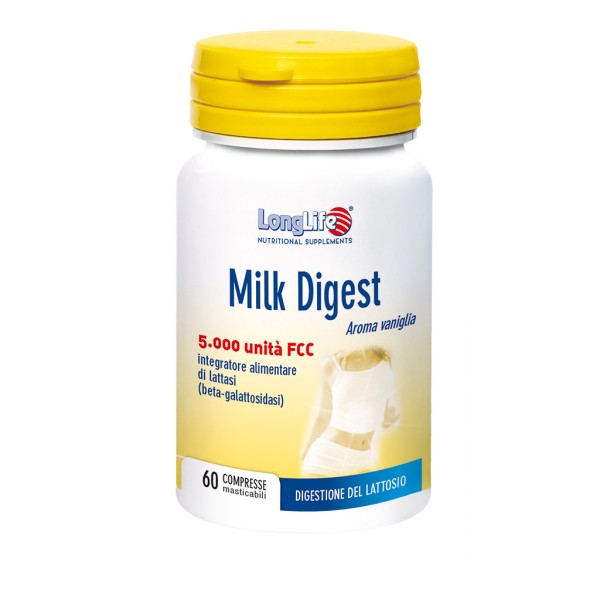 LongLife Milk Digest 60 COMPRESSE masticabili
