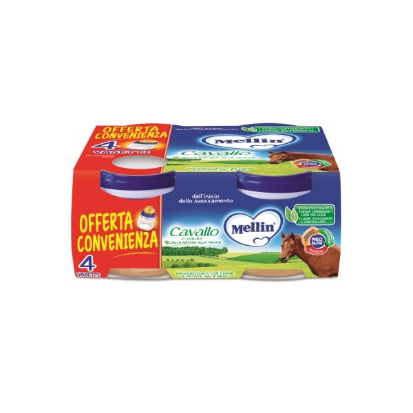 OMO MELLIN Cavallo 4x 80g