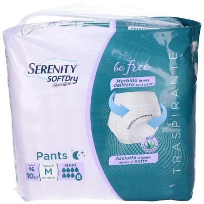 Serenity SOFTDry Sensitive Be Free Maxi M 10 Pants