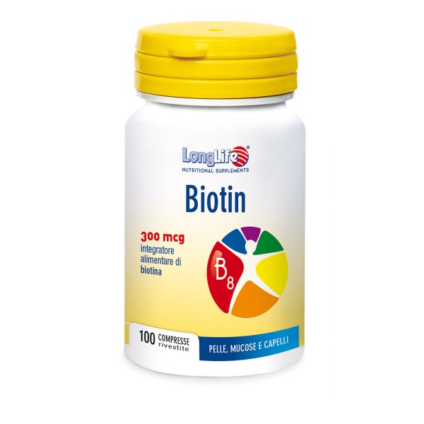 LongLife Biotin 300mcg 100 COMPRESSE
