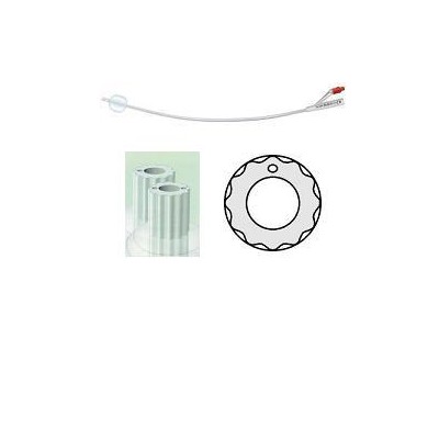 CATETERE VESCICALE PROFILCATH PLUS IN SILICONE SCANALATO 2 VIE CH16 31CM 1 PEZZOTRO CH16 LUNGHEZZA 41CM 1 PEZZO