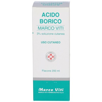 Acido Borico Marco Viti 3% Soluzione Cutanea 200 ml