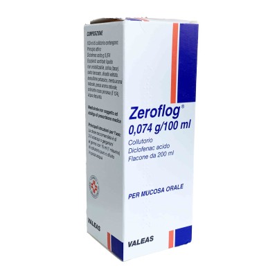 Zeroflog 0,074g/100ml Collutorio Flacone da 200ml