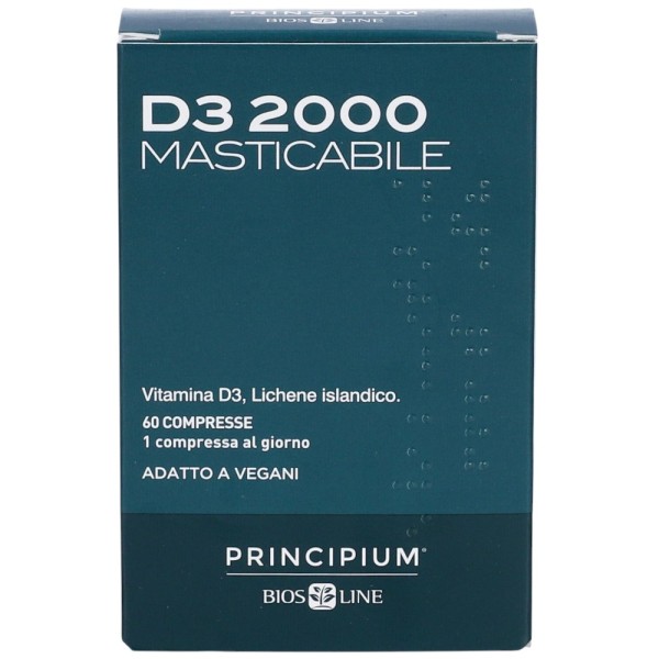 Principium D3 2000 Masticabile 60 Compresse