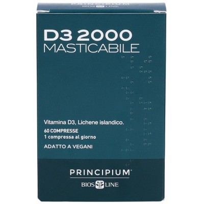 Principium D3 2000 Masticabile 60 Compresse