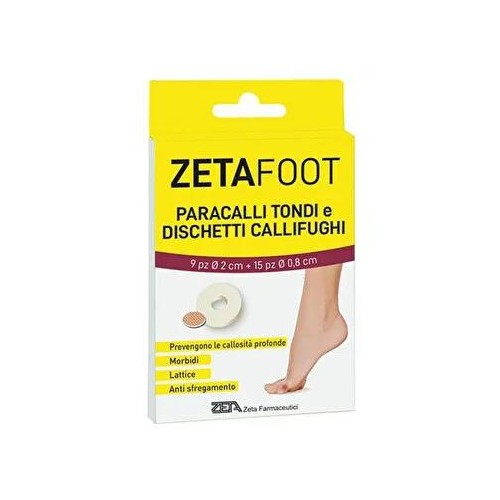 ZetaFoot 9 Paracalli Tondi e 15 Dischetti Callifughi