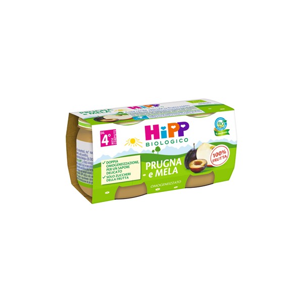 OMO HIPP Prugna/Mela 2x80g