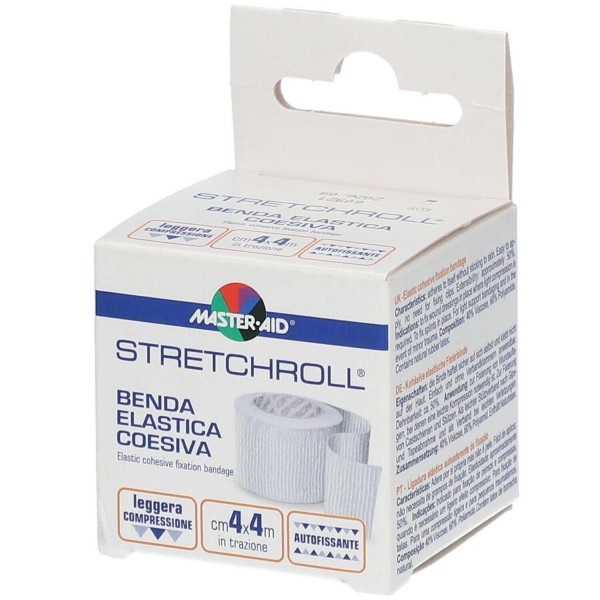 Master Aid StretchRoll 4 cm x 4 m Benda Elastica Coesiva