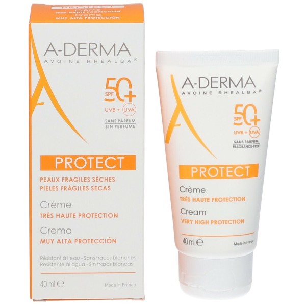 A-Derma Protect Crema Senza Profumo SPF50+ 40ml