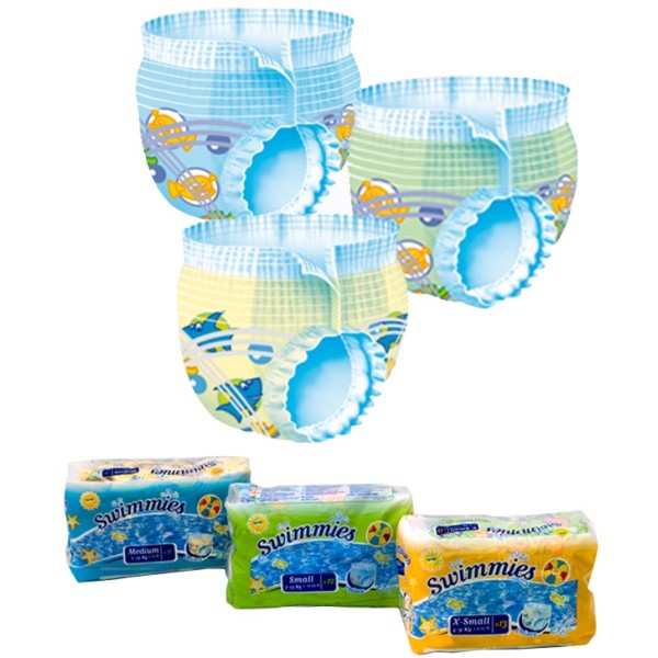 SWIMMIES PANTS S2 7-13KG 12PZ