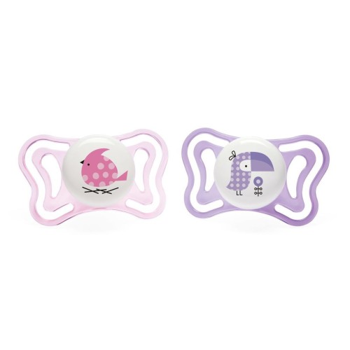 Chicco PhysioForma Light 2-6m Succhietto Silicone Rosa 2 PEZZI