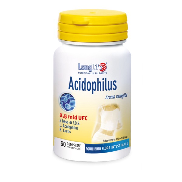 LongLife Acidophilus 30 COMPRESSE masticabili