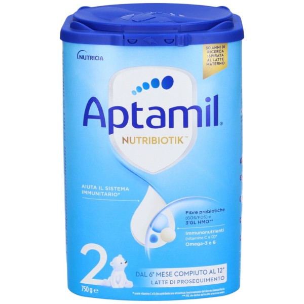 Aptamil Nutribiotik 2 Latte di Proseguimento in Polvere 750 g