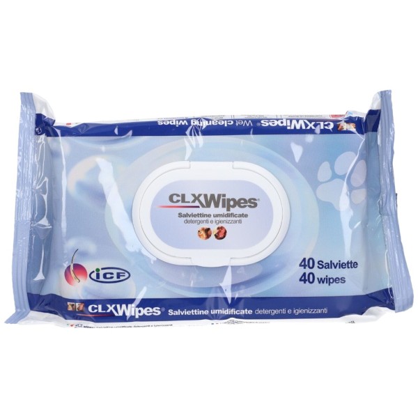 CLX Wipes 40 Salviettine Detergenti Umidificate