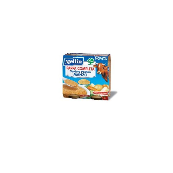 MELLIN Pappa Compl.Manzo2x250g
