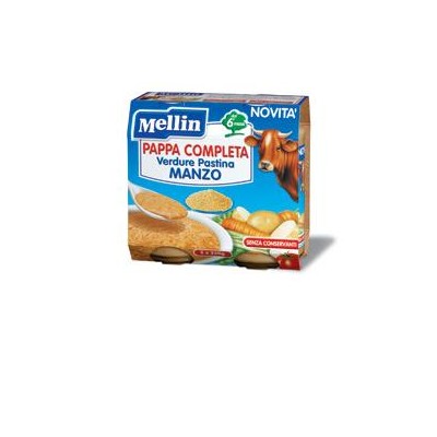 MELLIN Pappa Compl.Manzo2x250g