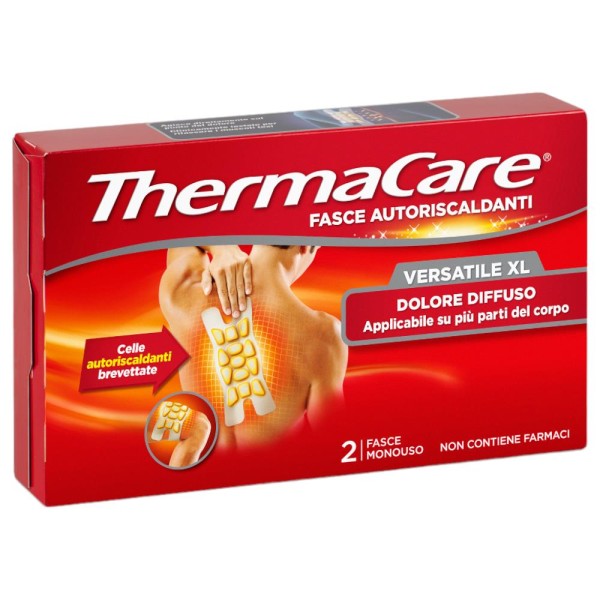 ThermaCare Versatile XL Dolore Diffuso 2 Fasce Autoriscaldanti