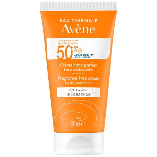 Avene Solari Crema Viso Senza Profumo SPF 50+ 50ml