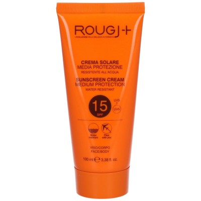 Rougj + Crema Solare Media Protezione SPF15 100 ml
