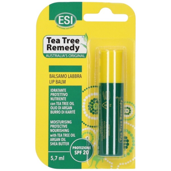 Tea Tree Remedy Balsamo Labbra SPF20 5,7 ml