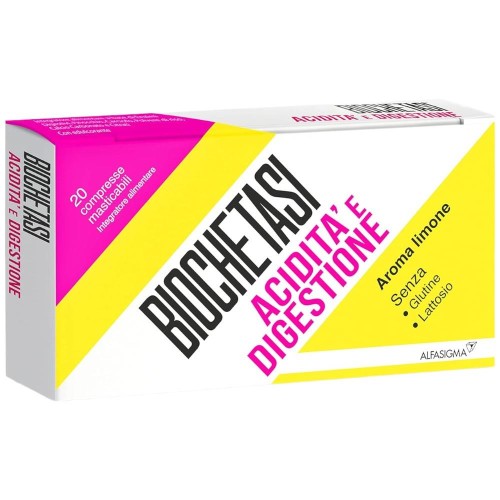 Biochetasi Digestione e Acidità 20 Compresse Masticabili