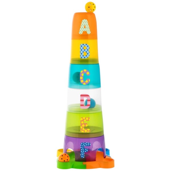 Chicco Giocattoli Impilabili Stack&Fun Torre con Palline Multicolo
