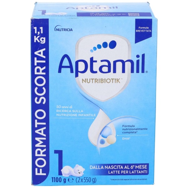 Aptamil Nutribiotik 1 Latte di Partenza in Polvere 1100 g