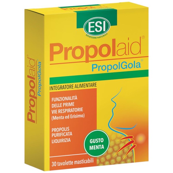 Propolaid PropolGola 30 Tavolette Masticabili Menta