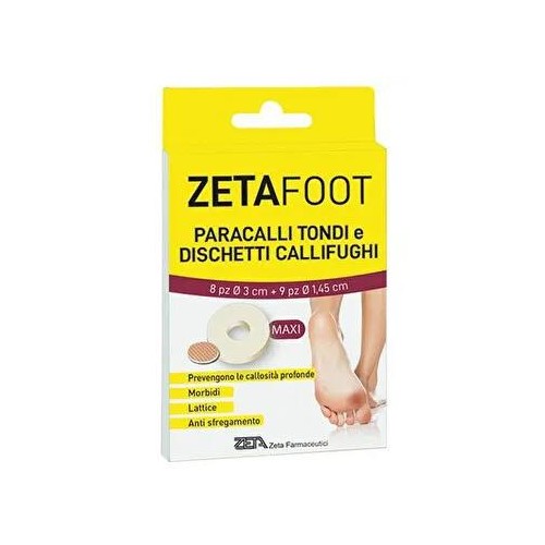 ZetaFoot 8 Paracalli Tondi e 9 Dischetti Callifughi