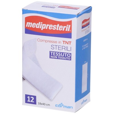 Medipresteril 12 Compresse in TNT Sterili 18 x 40 cm