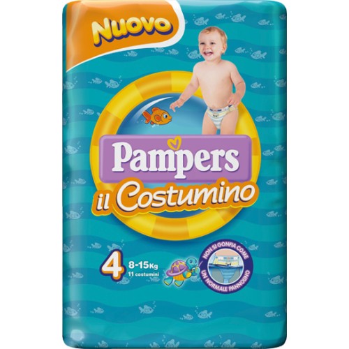 Pampers il Costumino 11 Pannolini Taglia 4 (8-15 kg).