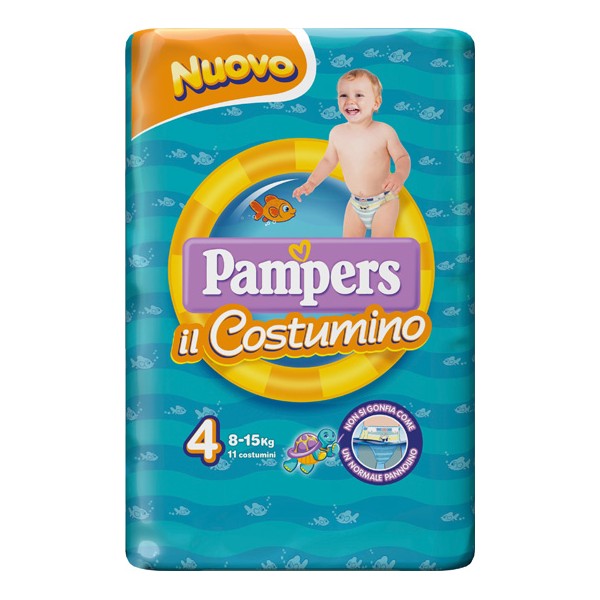 Pampers il Costumino 11 Pannolini Taglia 4 (8-15 kg).