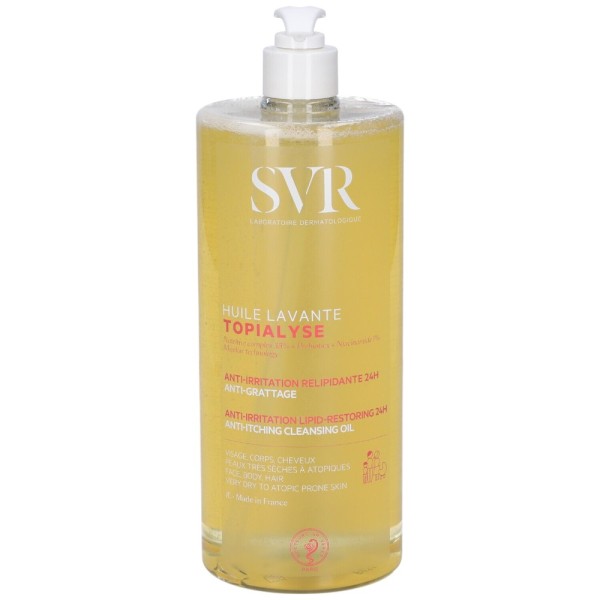 Topialyse Huile Lavante Detergente Relipidante Anti-Irritazioni Anti-Prurito 24h 1 Litro
