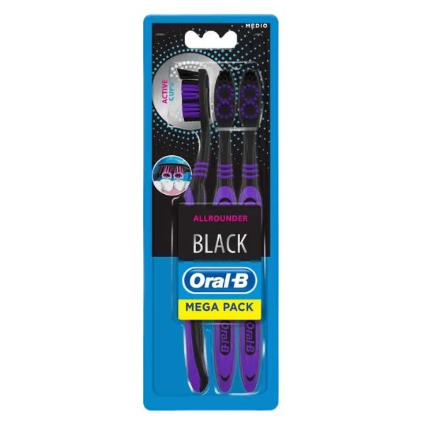 Oral-B Spazzolino Robin Hood Nero 3 Pezzi