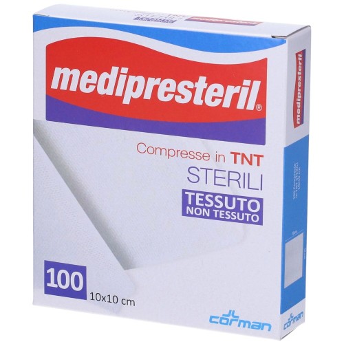 Medipresteril 100 Compresse in TNT Sterili 10 x 10 cm