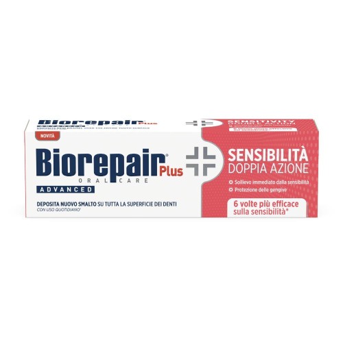 BiorepairPlus Advanced Sensibilità Doppia Azione Dentifricio 75 ml