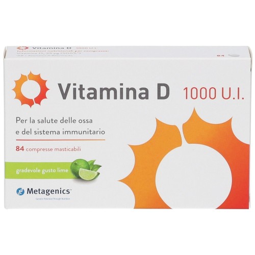 Vitamina D 1000 U.I. 84 Compresse Gusto Lime