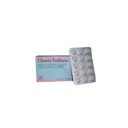 CLINNIX FOLIFERRO 30CPRClinnix Foliferro 30 Compresse