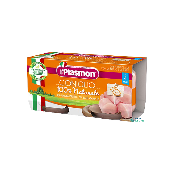 Plasmon Omogeneizzato Coniglio 2x80g