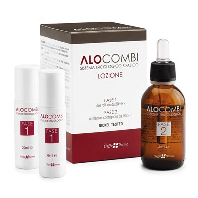 Alocombi LOZIONE 2 roll-on da 20 ml e 1 flacone contagocce da 40ml