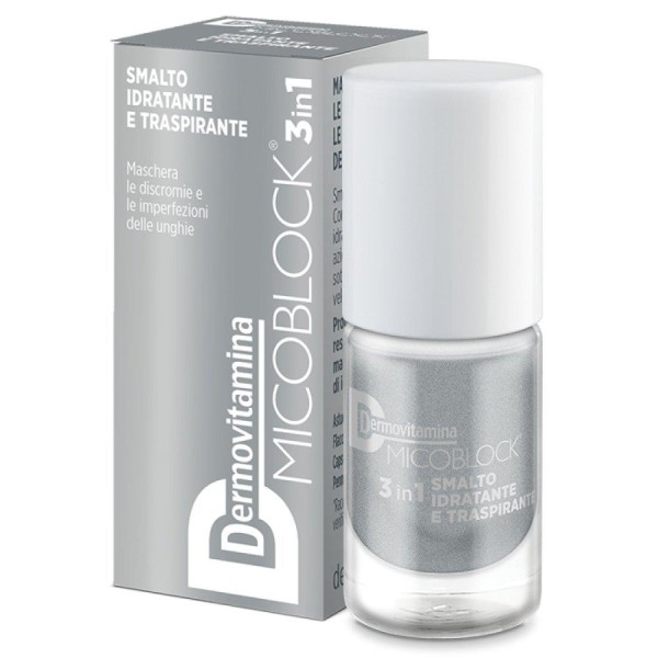 Dermovitamina Micoblock 3 in 1 Smalto Idratante e Respirante Trasparente
