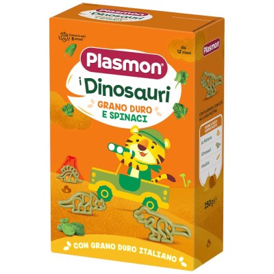 Plasmon Pastina Dinosauri di Grano Duro e Spinaci 250g