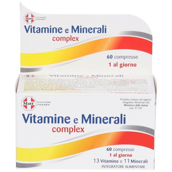 Matt Vitamine e Minerali Complex 60 Compresse