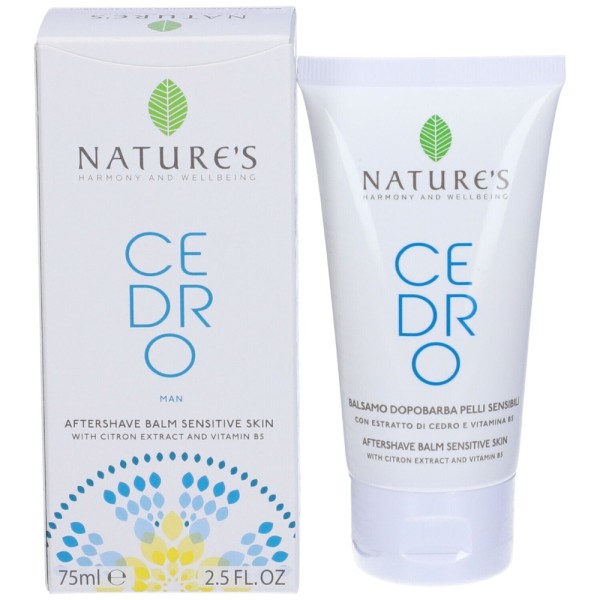 Nature's Cedro Uomo Balsamo Dopobarba Pelli Sensibili 75 ml