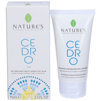 Nature's Cedro Uomo Balsamo Dopobarba Pelli Sensibili 75 ml