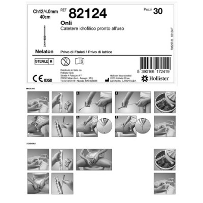 tenere gripper/connettore e inserire il catetere nell&rsquo;uretra con
