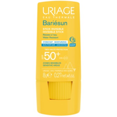 Bariésun Stick Invisibile SPF50+ Protezione Viso Corpo e Zone Sensibili 8g