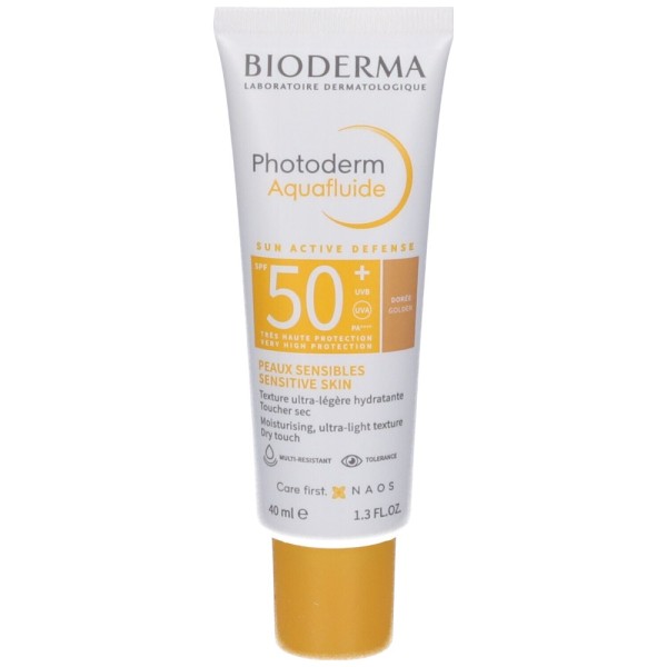 Photoderm Aquafluide SPF50+ Idratante Tonalità Dorata 40ml