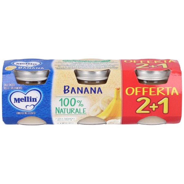 Mellin Omogenizzato Banana 3 x 100 g